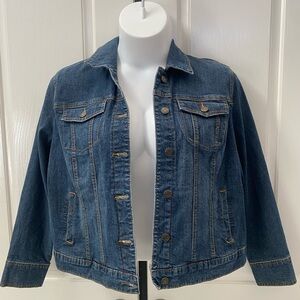 St. John’s Bay Denim Jacket Sz 1X